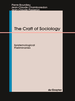 cover image of The Craft of Sociology